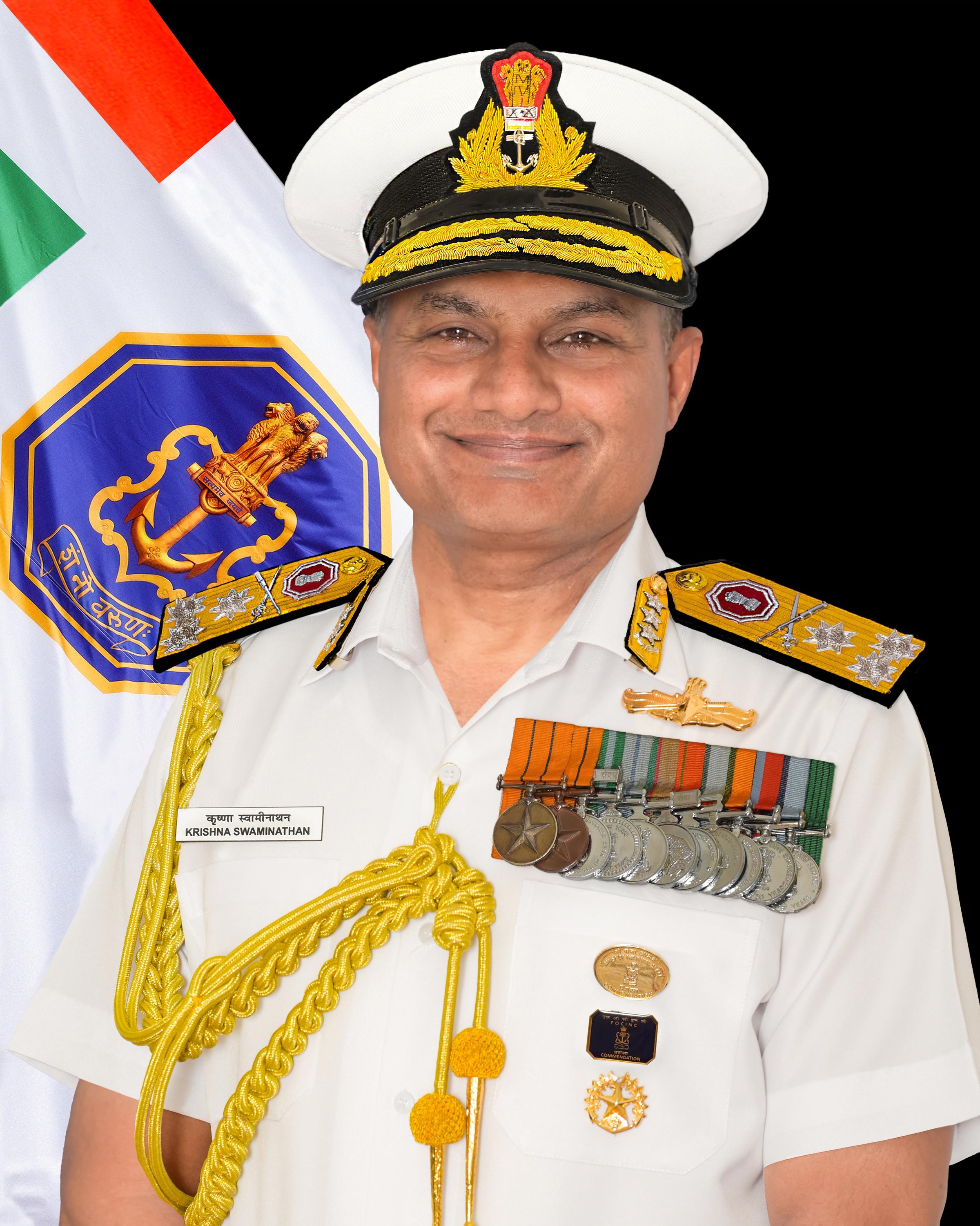 VAdm. Krishna Swaminathan Appointed as Chief of the Naval Staff